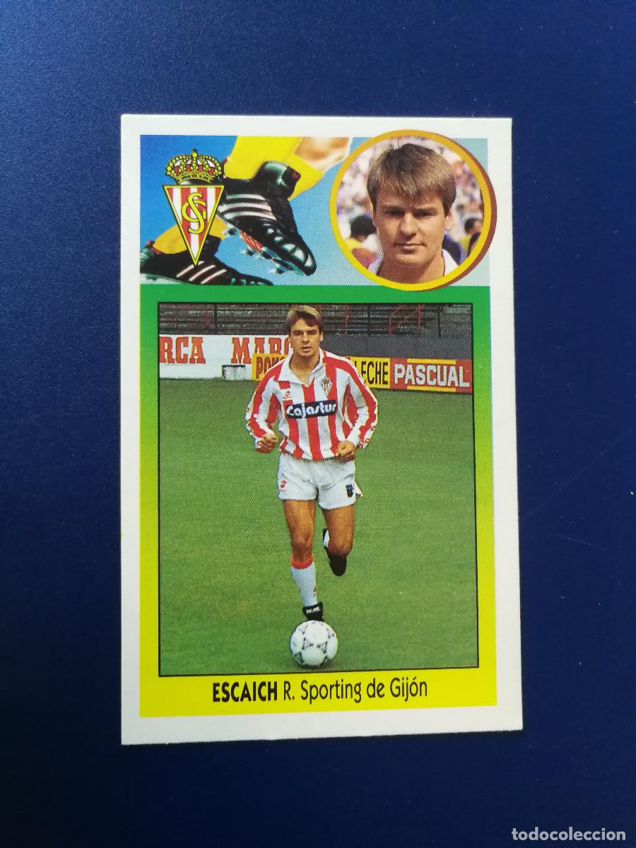 Cromos de F&uacute;tbol: Escaich Coloca Sporting de Gij&oacute;n editorial Este 1993-94, Este 93/94, despegado