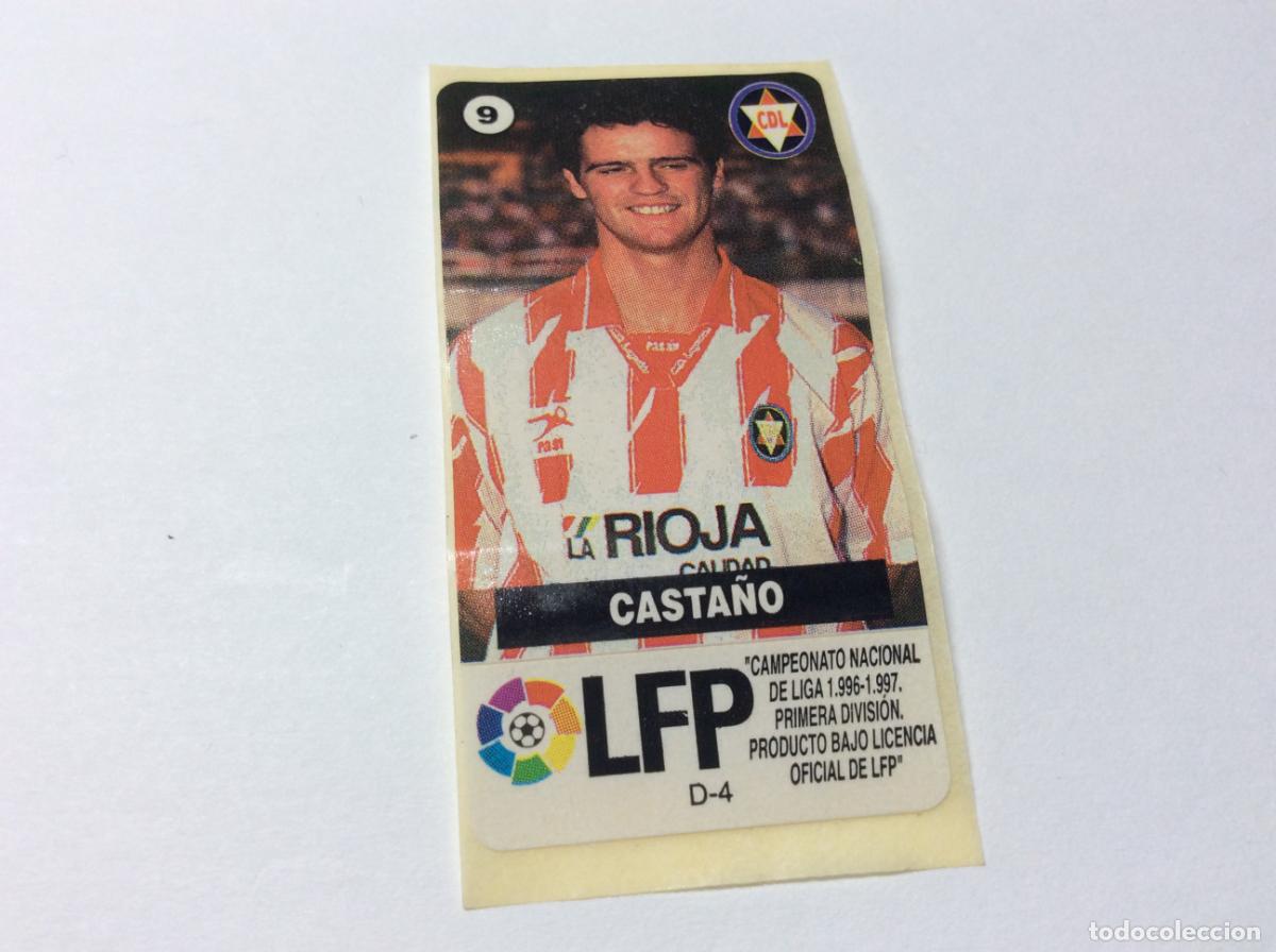 Cromos de F&uacute;tbol: Casta&ntilde;o CD Logro&ntilde;&eacute;s CHICLES VIDAL 96 97