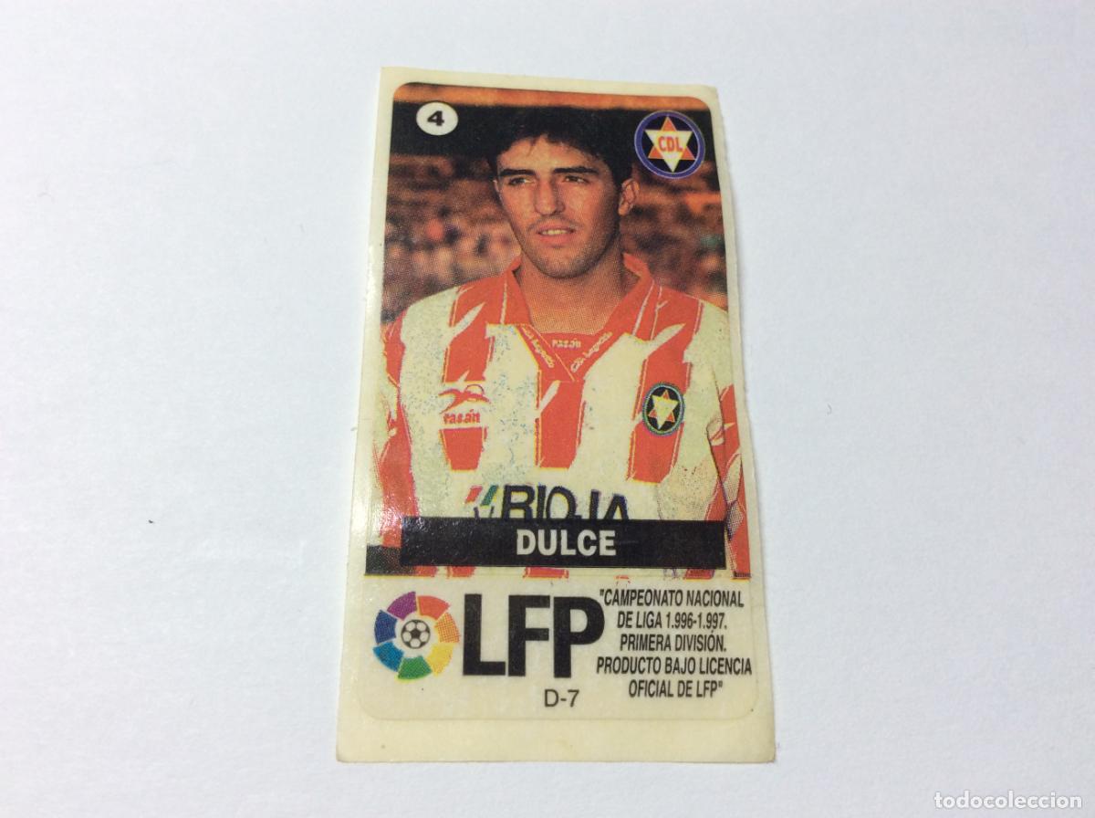 Cromos de F&uacute;tbol: Dulce CD Logro&ntilde;&eacute;s CHICLES VIDAL 96 97