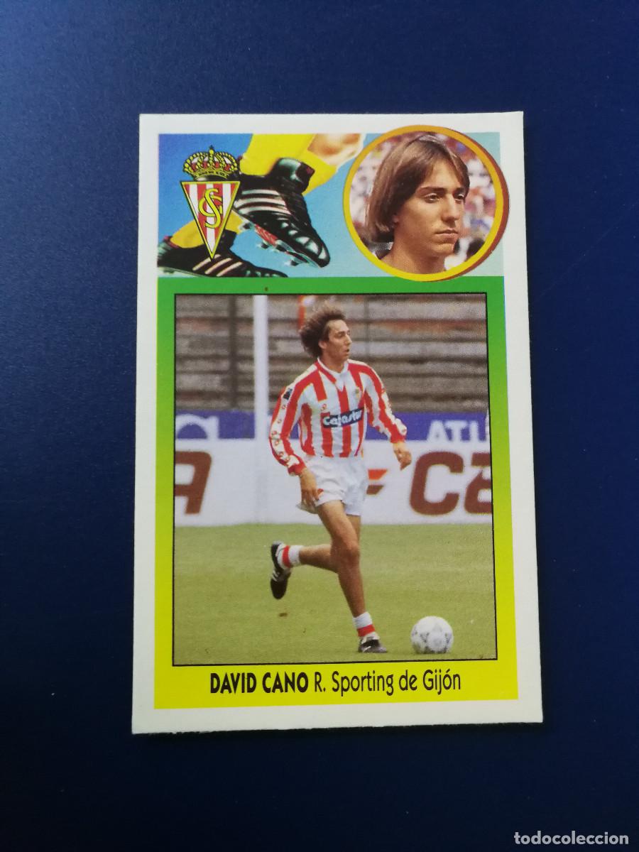 Cromos de F&uacute;tbol: David Cano Coloca Sporting de Gij&oacute;n editorial Este 1993-94, Este 93/94, despegado