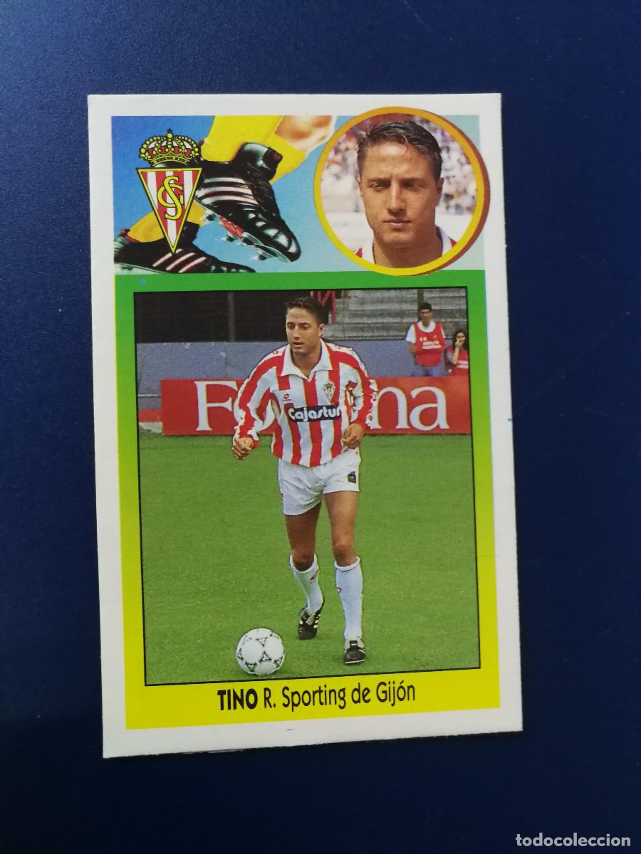 Cromos de F&uacute;tbol: Tino Coloca Sporting de Gij&oacute;n editorial Este 1993-94, Este 93/94, despegado