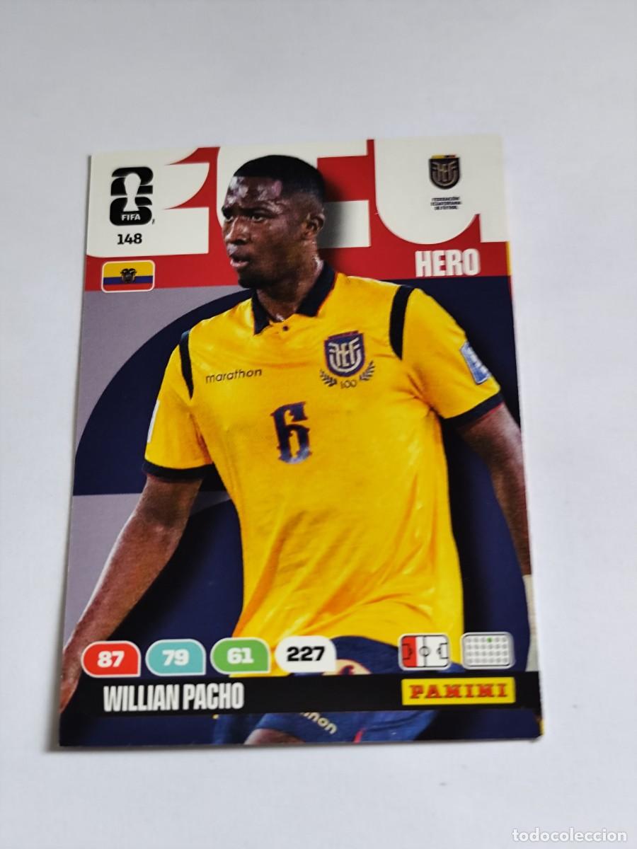 Cromos de F&uacute;tbol: FIFA WORLD CUP 2026 PANINI ADRENALYN XL 148 WILLIAN PACHO - HERO ECUADOR
