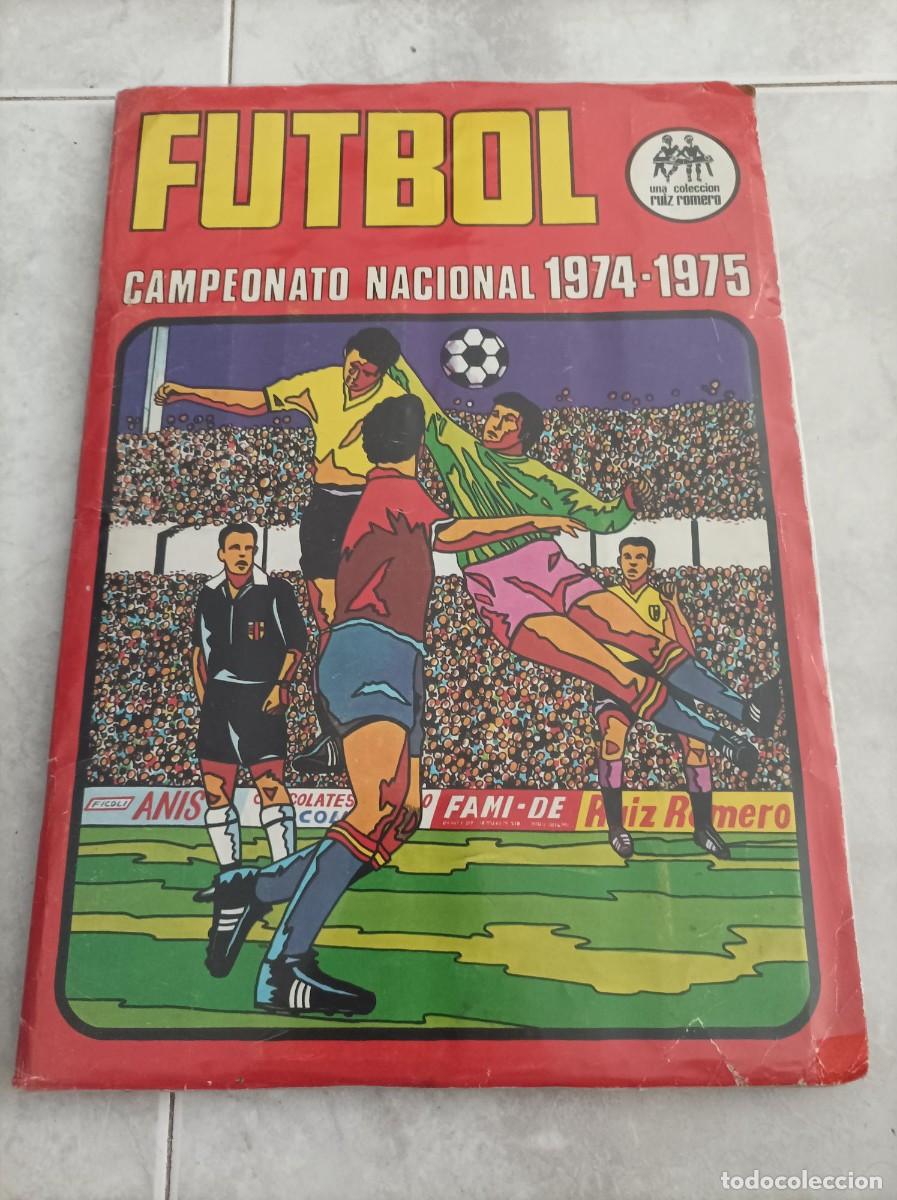 Cromos de f&uacute;tbol: Album Futbol ruiz romero 1974/75-LEER-