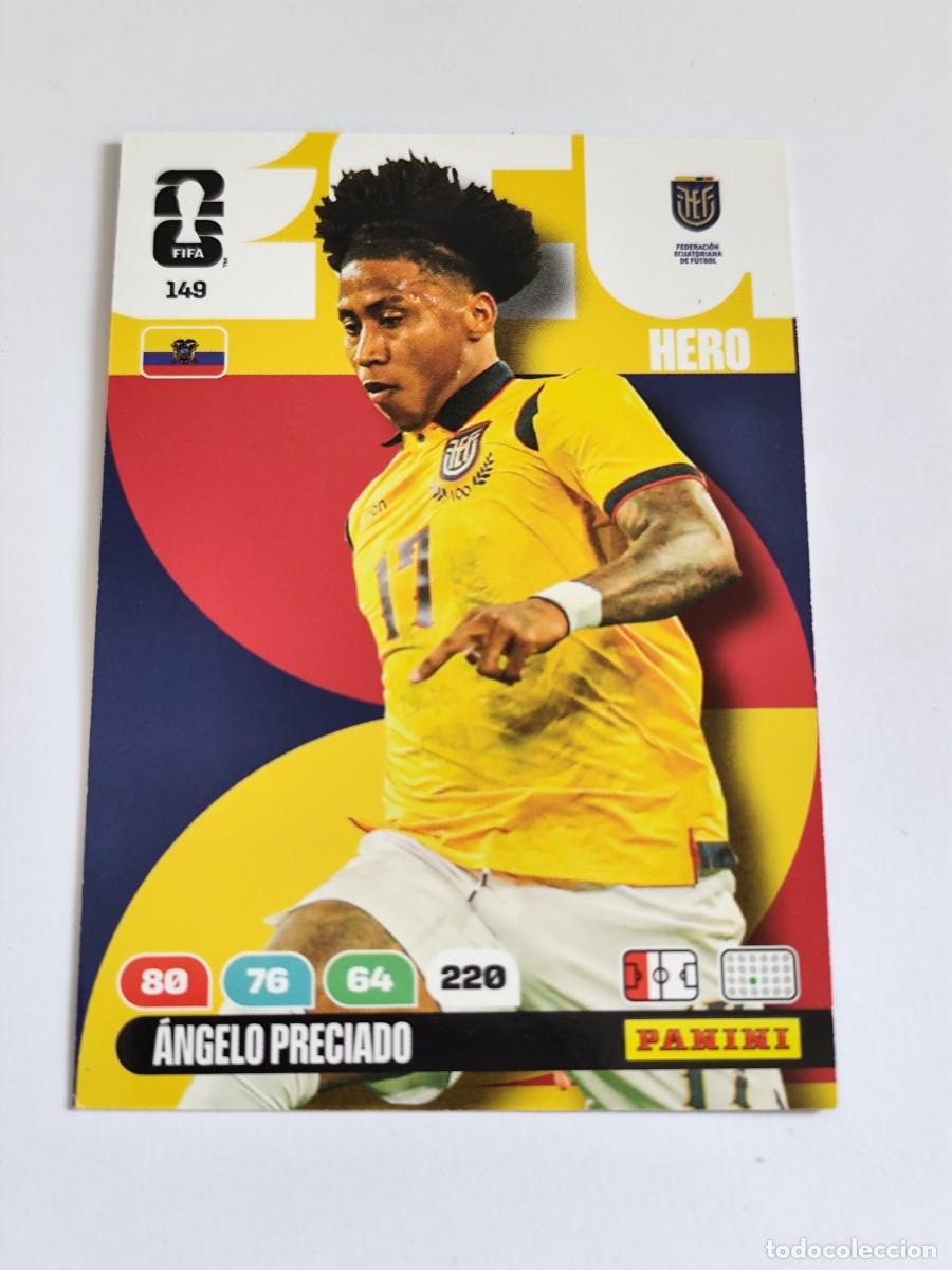 Cromos de F&uacute;tbol: FIFA WORLD CUP 2026 PANINI ADRENALYN XL 149 &Aacute;NGELO PRECIADO - HERO ECUADOR