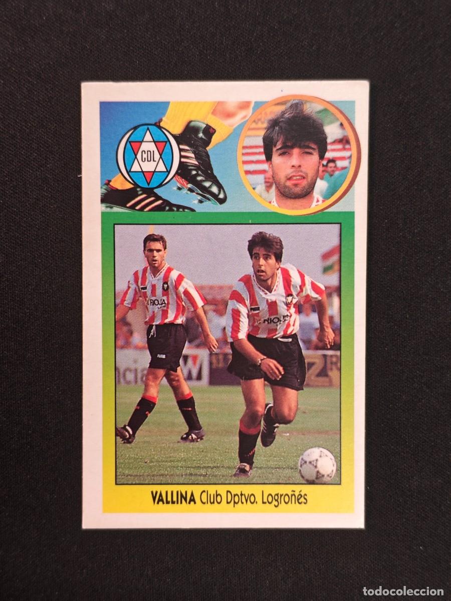 Cromos de F&uacute;tbol: CROMO LIGA ESTE VALLINA FICHAJE 32 LOGRO&Ntilde;ES NUNCA PEGADO SIN PEGAR 93 94 1993 1994 RA526