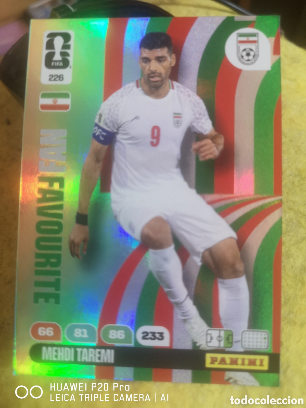Cromos de F&uacute;tbol: ADRENALYN XL FIFA WORLD CUP 2026 FAN FAVOURITE MEHDI TAREMI 226