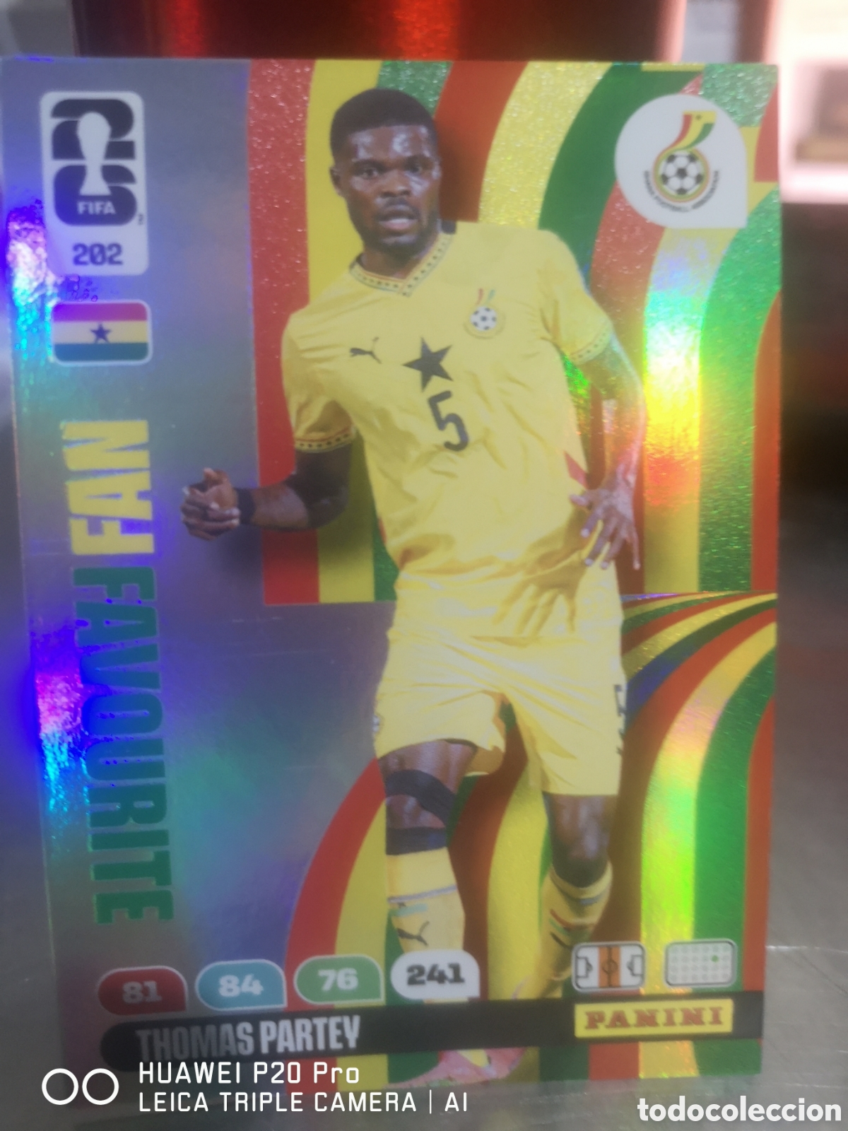 Cromos de F&uacute;tbol: ADRENALYN XL FIFA WORLD CUP 2026 FAN FAVOURITE THOMAS PARTEY - 202