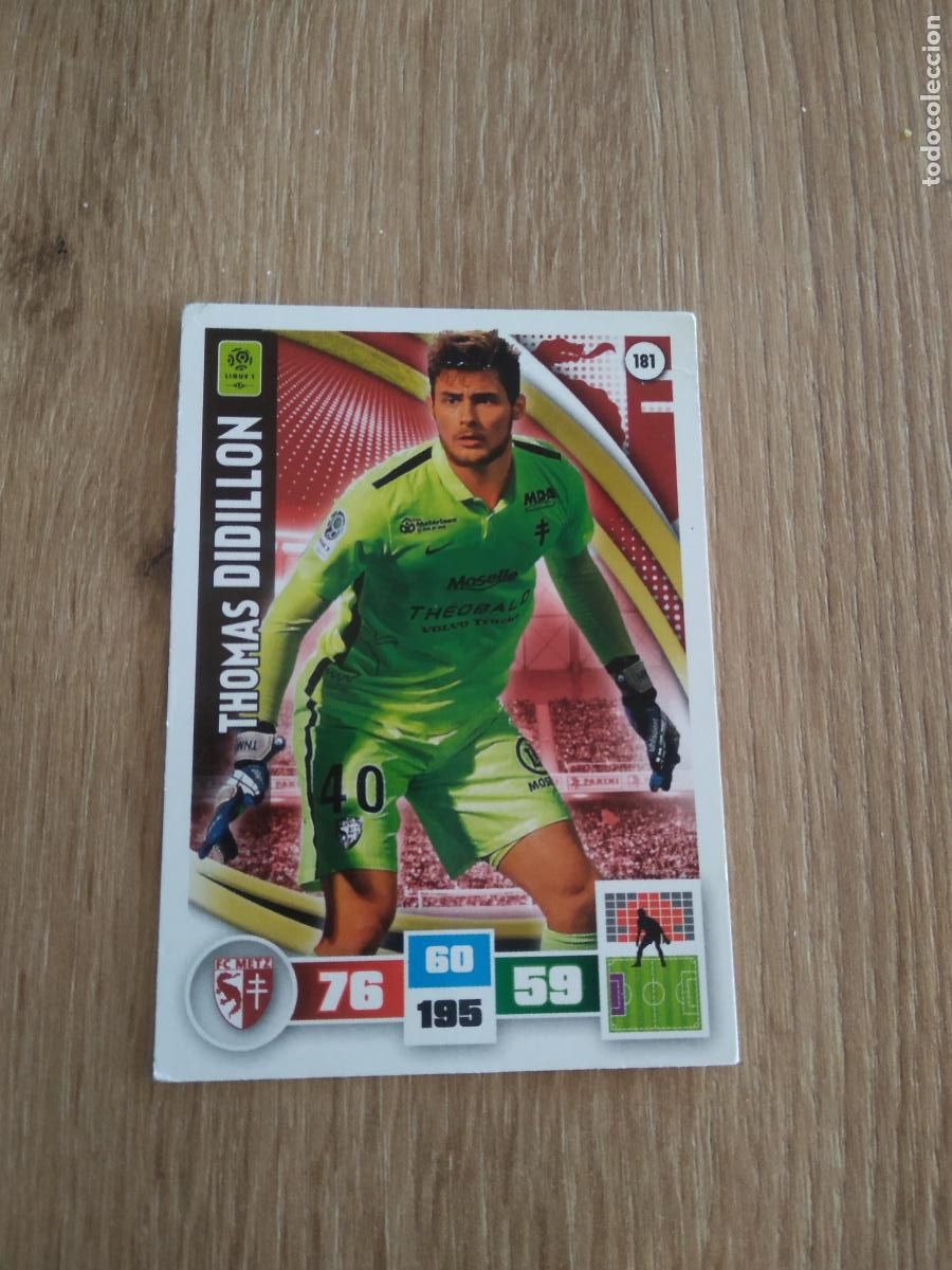 Cromos de F&uacute;tbol: 181 DIDILLON METZ CROMO FUTBOL PANINI LIGA FRANCIA 2016-2017 FOOT LIGUE 1 ADRENALYN 16-17