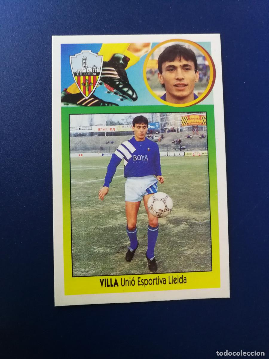 Cromos de F&uacute;tbol: Villa Coloca US Lleida editorial Este 1993-94, Este 93/94, despegado