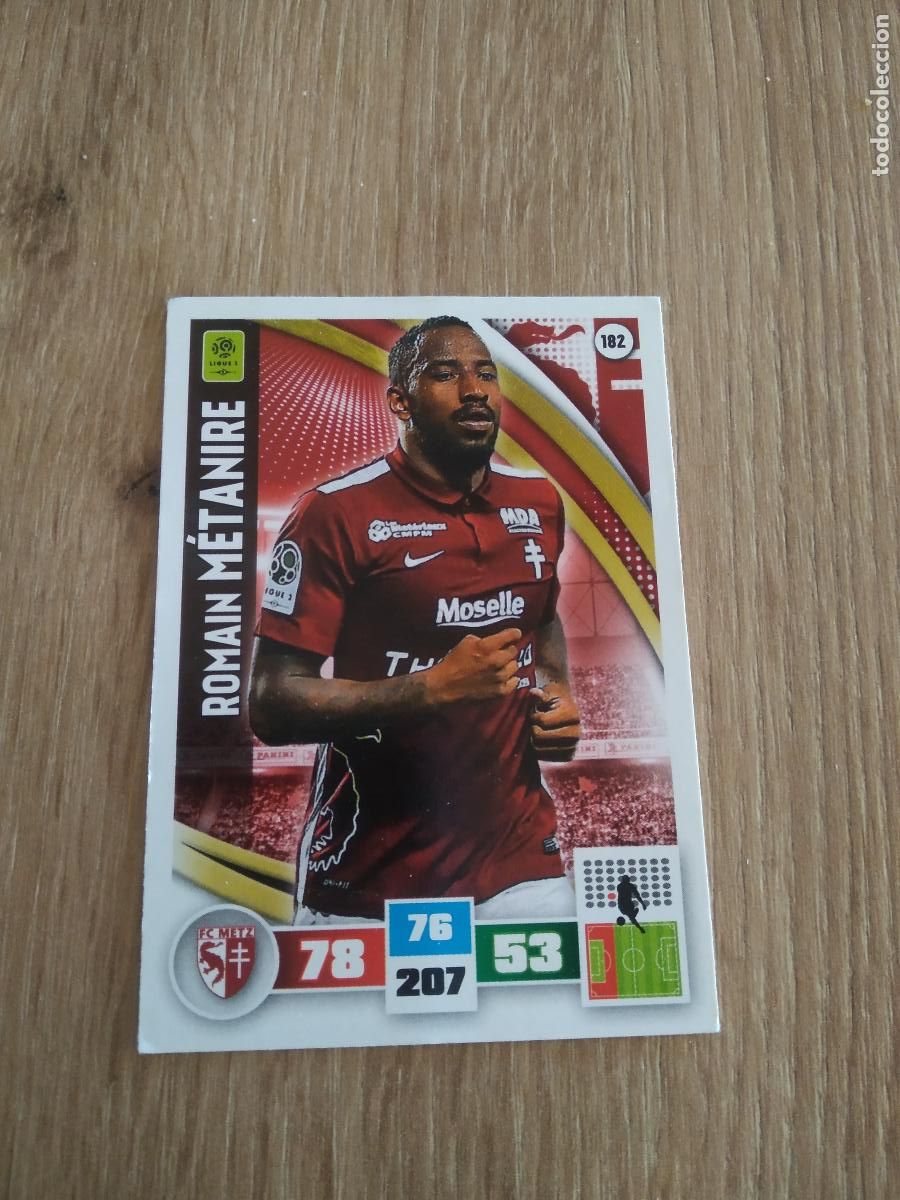 Cromos de F&uacute;tbol: 182 METANIRE METZ CROMO FUTBOL PANINI LIGA FRANCIA 2016-2017 FOOT LIGUE 1 ADRENALYN 16-17