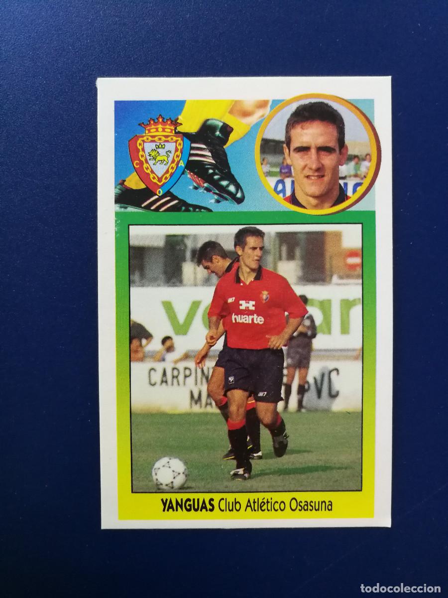 Cromos de F&uacute;tbol: Yanguas Coloca CA Osasuna editorial Este 1993-94, Este 93/94, despegado