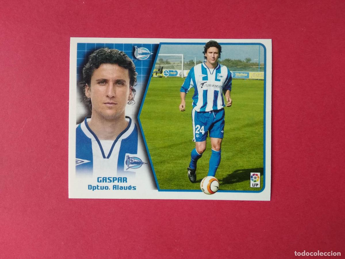 Cromos de F&uacute;tbol: EDICIONES ESTE LIGA 05 06 2005 2006 CROMO NUNCA PEGADO FICHAJE N&ordm; 33 GASPAR ALAVES