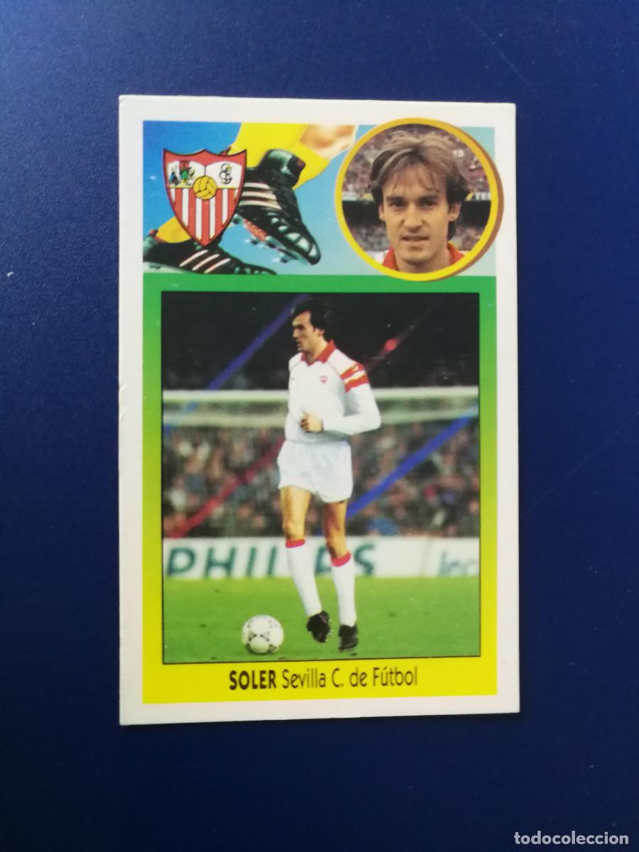 Cromos de F&uacute;tbol: Soler Coloca Sevilla CF editorial Este 1993-94, Este 93/94, despegado