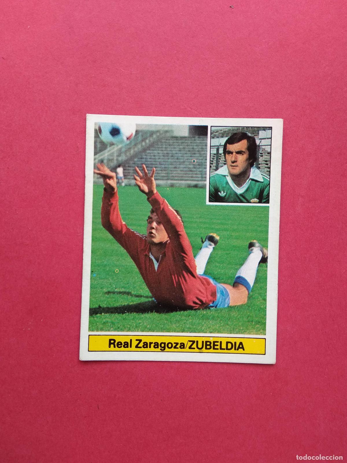 Cromos de F&uacute;tbol: EDICIONES ESTE LIGA 81 82 1981 1982 CROMO NUNCA PEGADO ZARAGOZA , ZUBELDIA