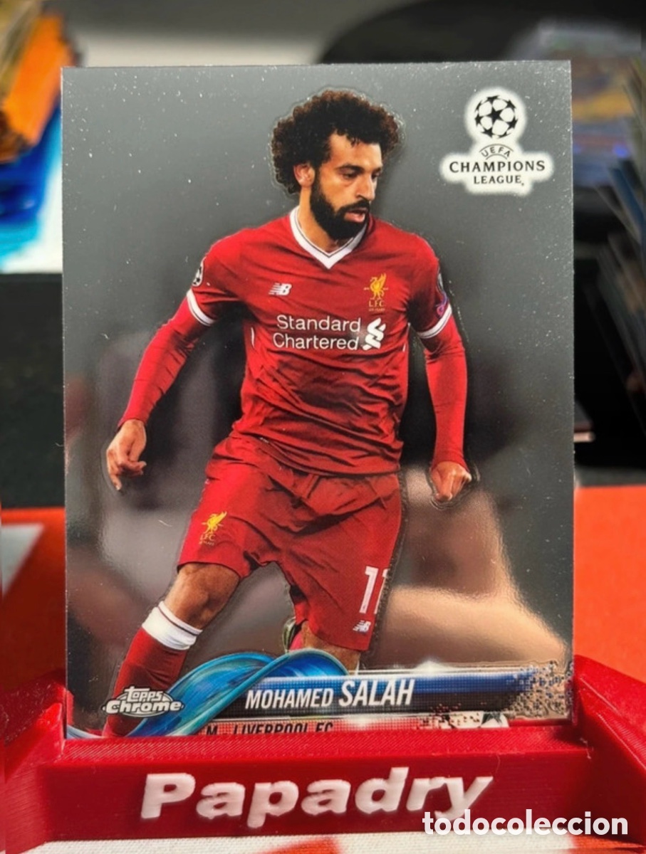 Cromos de F&uacute;tbol: 2017-18 Topps Chrome UCL UEFA Champions League #24 Mohamed Salah Liverpool