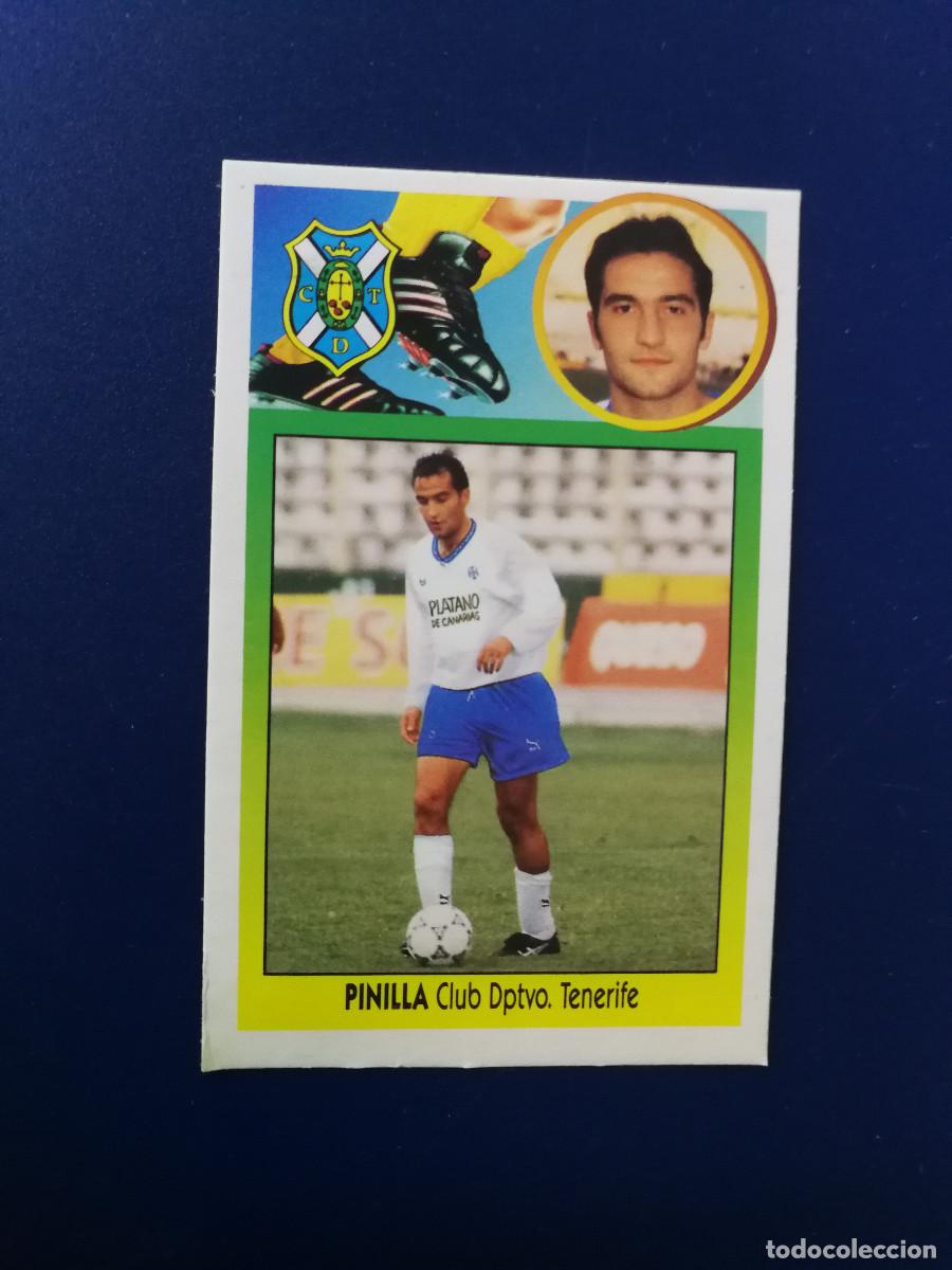 Cromos de F&uacute;tbol: Pinilla Coloca CD Tenerife, editorial Este 1993-94, Este 93/94, despegado