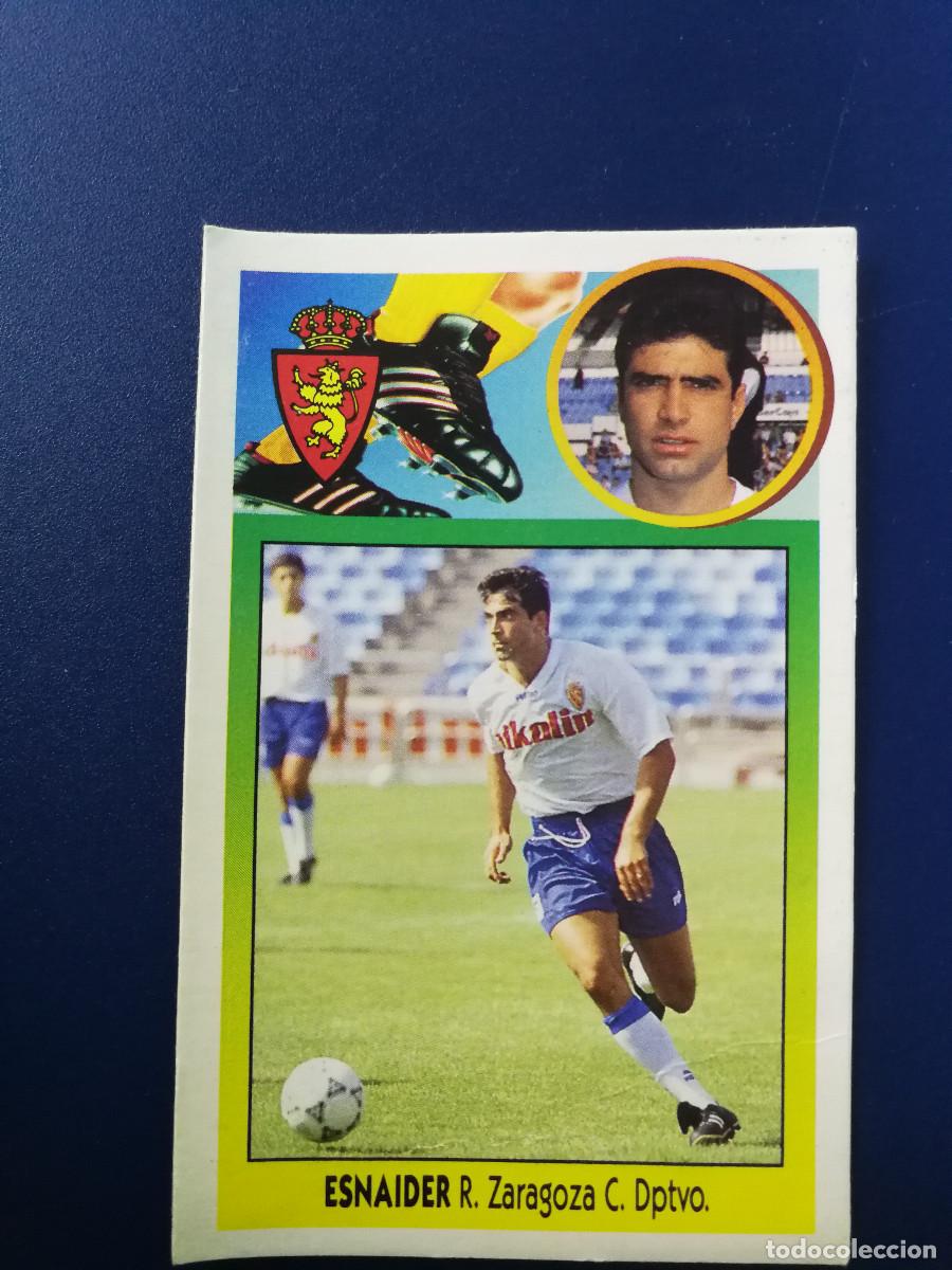 Cromos de F&uacute;tbol: Esnaider Coloca Real Zaragoza editorial Este 1993-94, Este 93/94, despegado