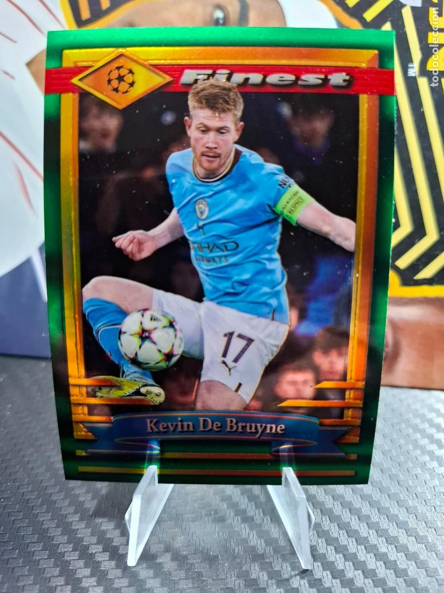 Cromos de F&uacute;tbol: 75 Kevin de Bruyne Manchester City Topps Finest Flashback 22 23 2022 2023