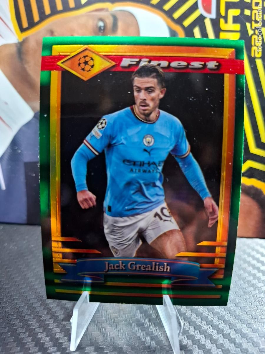 Cromos de f&uacute;tbol: 88 JACK GREALISH Manchester City Topps Finest Flashback 22 23 2022 2023
