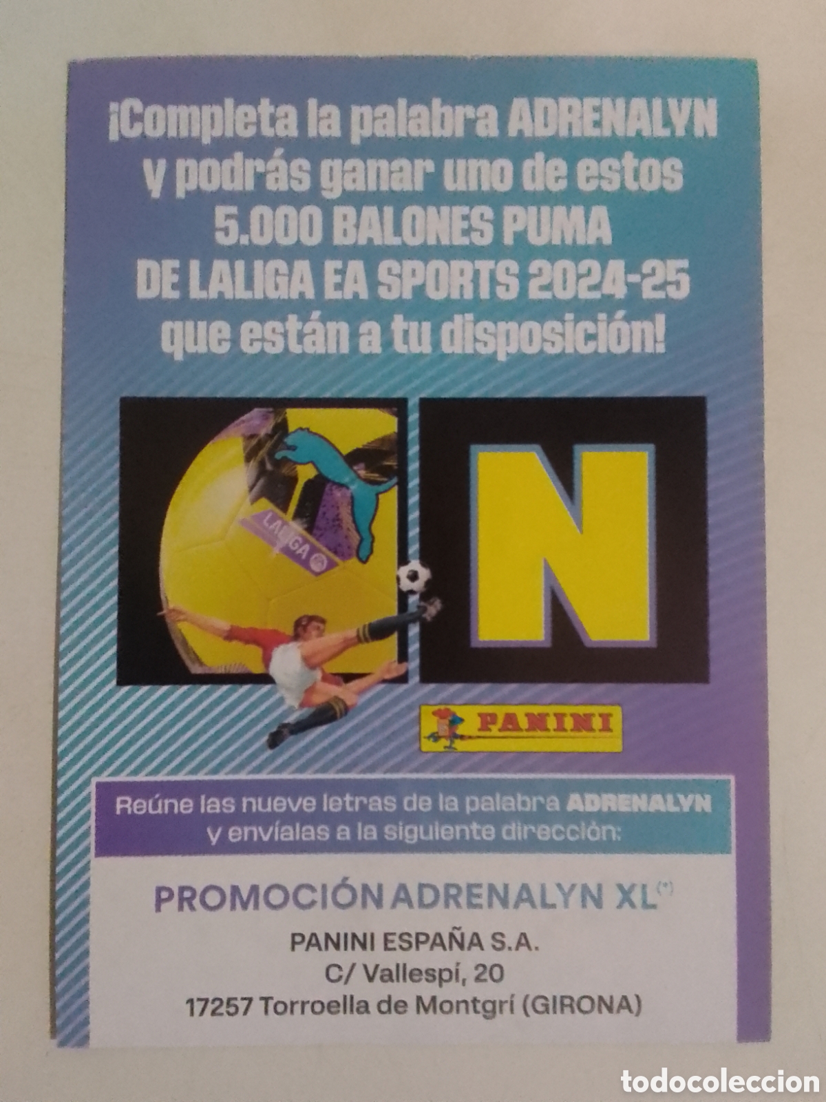 Cromos de F&uacute;tbol: Adrenalyn XL 2024-25 letra N.