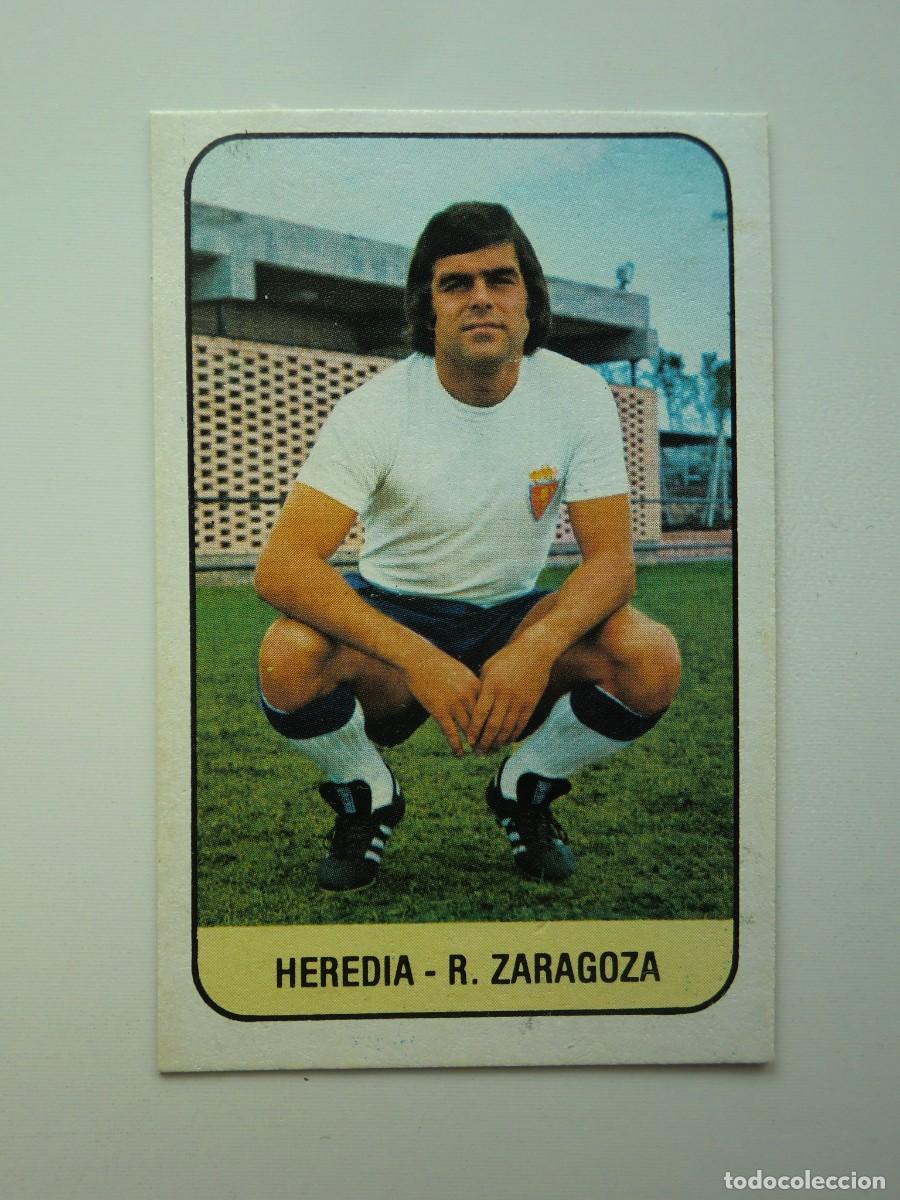 Figurine di Calcio: Cromo de f&uacute;tbol LIGA ESTE 78-79 1978-1979: HEREDIA (Zaragoza)