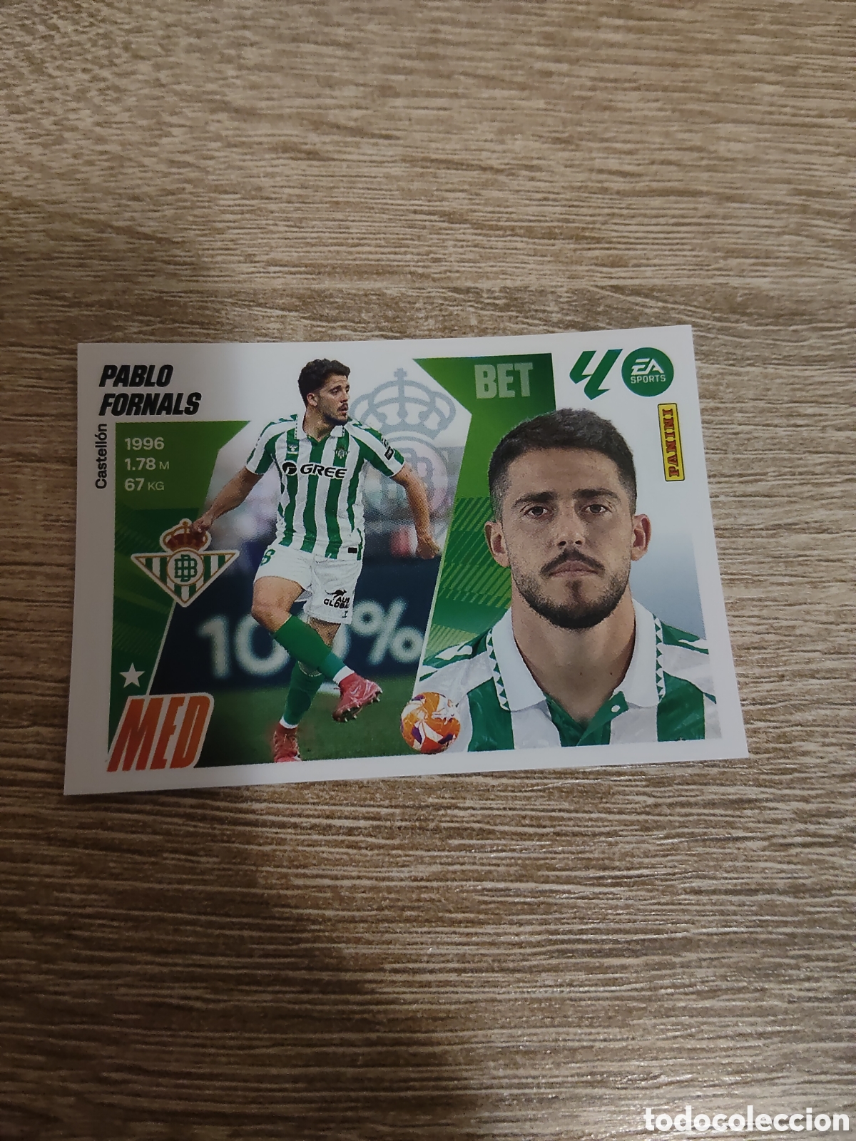 Figurine di Calcio: Pablo Fornals Real Betis liga 2025 2026 25 26 ediciones este