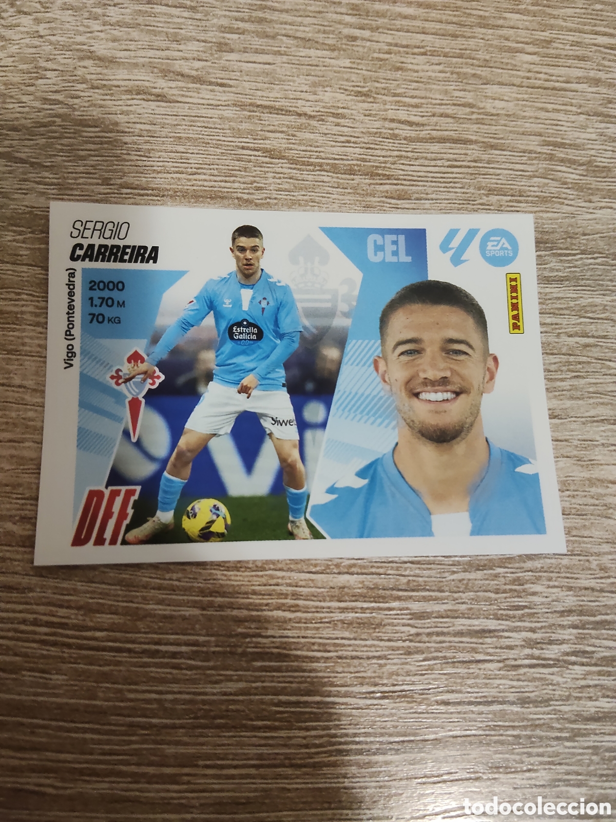 Cromos de F&uacute;tbol: Carreira Celta de Vigo liga 2025 2026 25 26 ediciones este