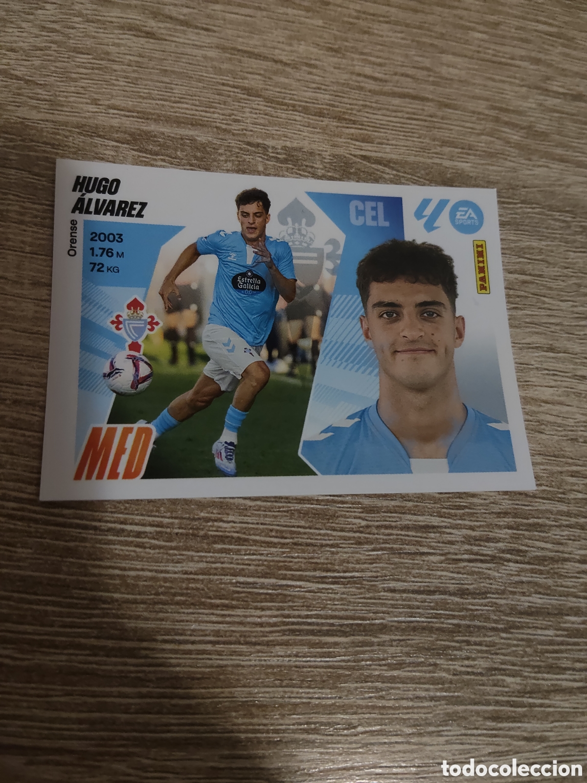 Cromos de Futebol: Hugo &Aacute;lvarez Celta de Vigo liga 2025 2026 25 26 ediciones este