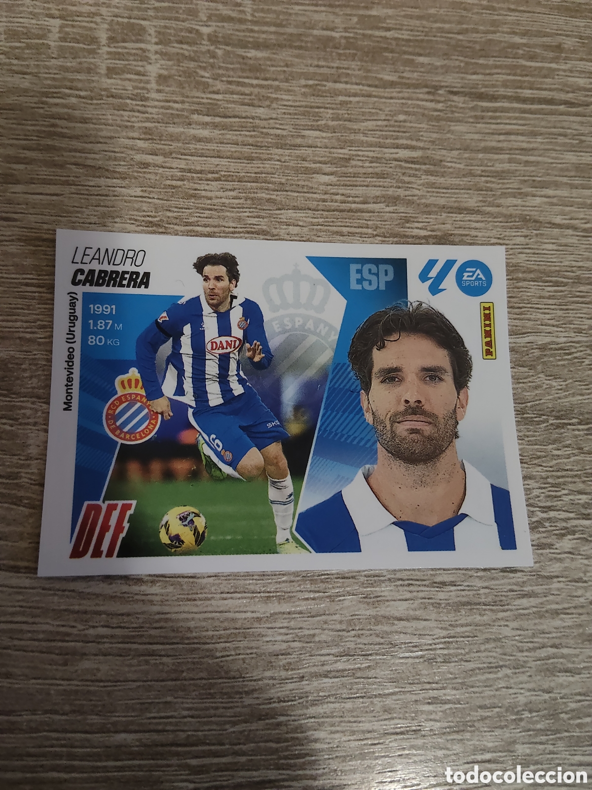 Football Stickers: Cabrera Espanyol liga 2025 2026 25 26 ediciones este