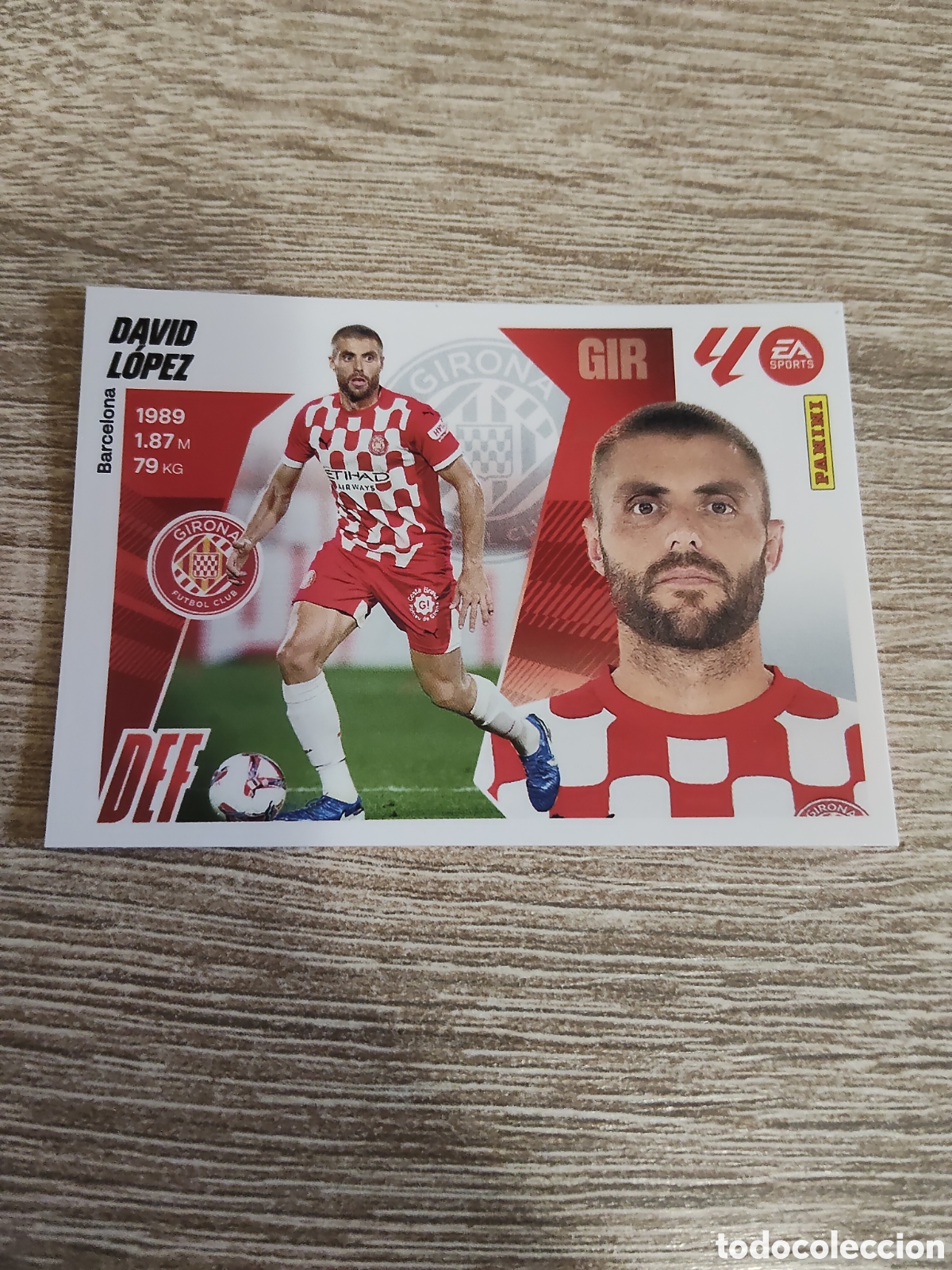Football Stickers: David L&oacute;pez Girona liga 2025 2026 25 26 ediciones este