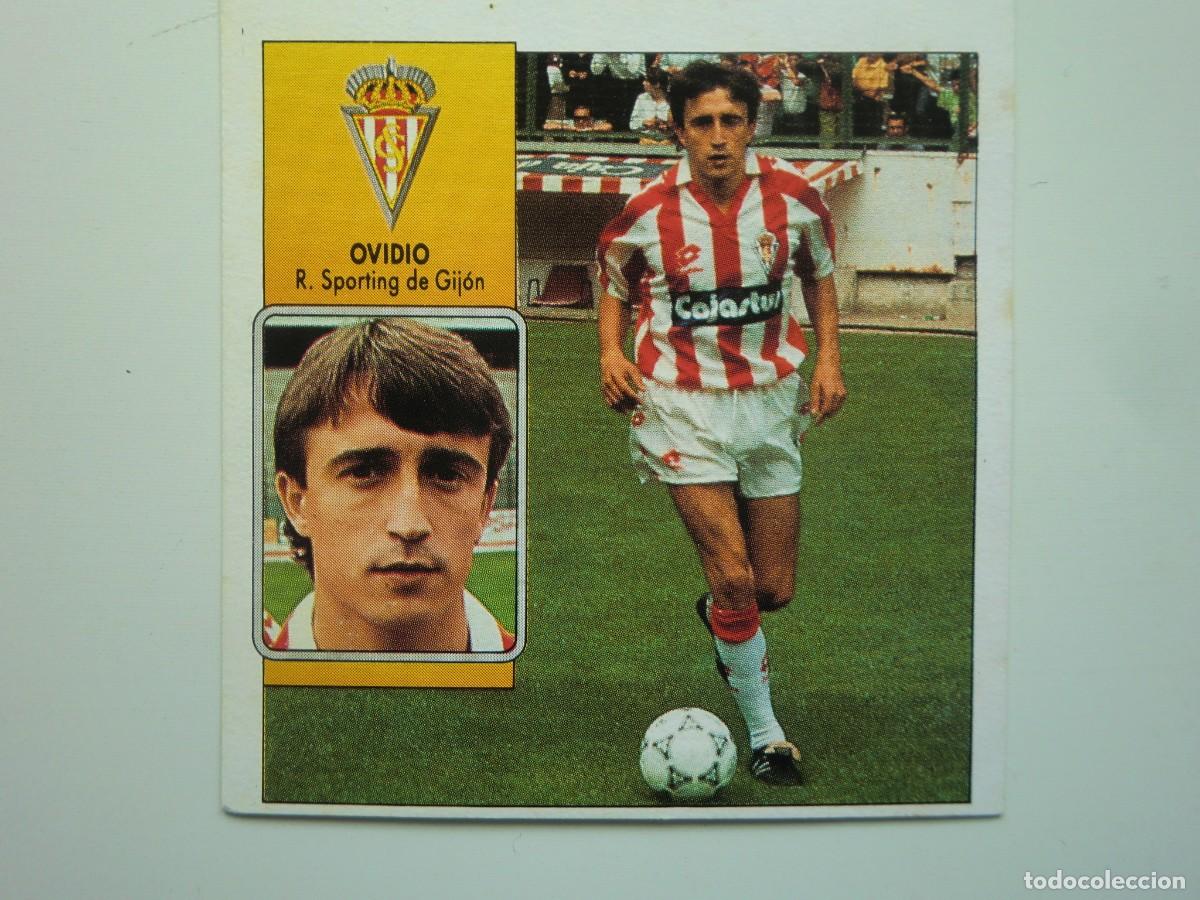 Football Stickers: Cromo de f&uacute;tbol LIGA ESTE 92-93 1992-1993: OVIDIO (Sporting de Gij&oacute;n), baja