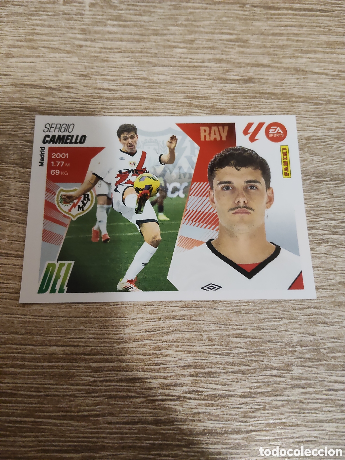 Football Stickers: Camello Rayo Vallecano liga 2025 2026 25 26 ediciones este