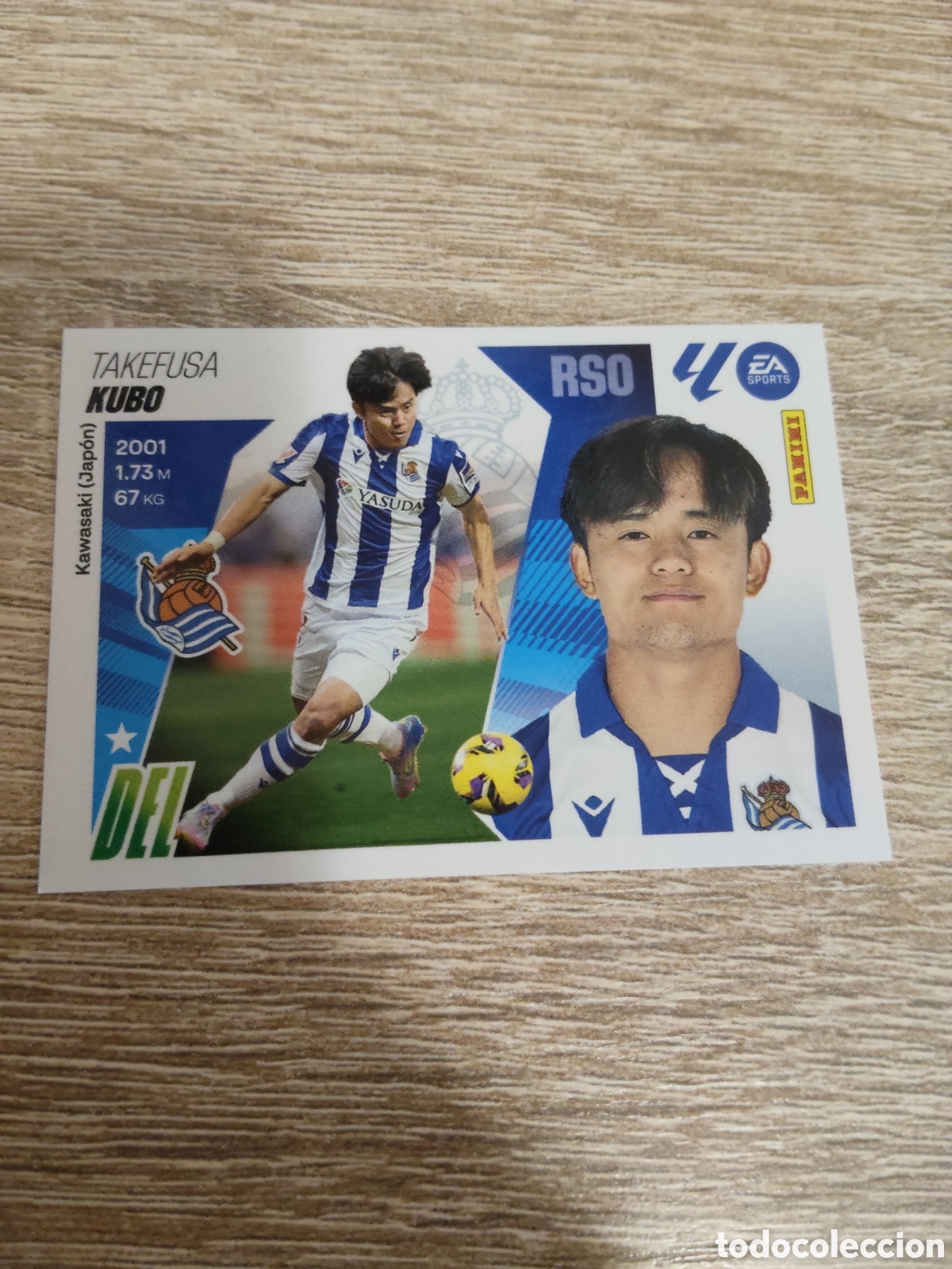 Football Stickers: Kubo Real Sociedad liga 2025 2026 25 26 ediciones este