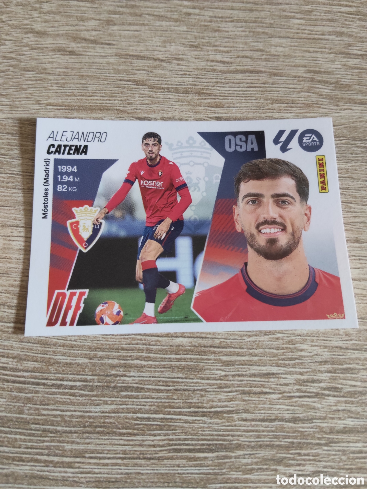 Cromos de F&uacute;tbol: Catena Osasuna liga 2025 2026 25 26 ediciones este
