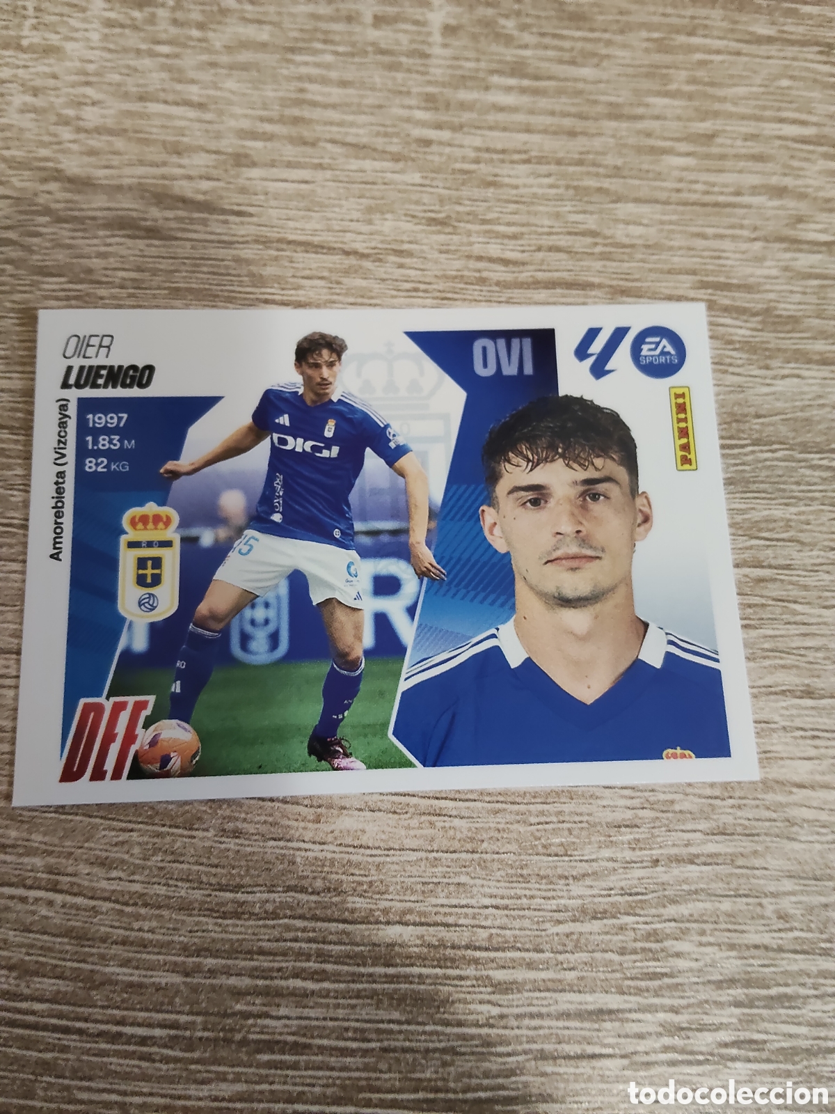 Cromos de F&uacute;tbol: Luengo Oviedo liga 2025 2026 25 26 ediciones este