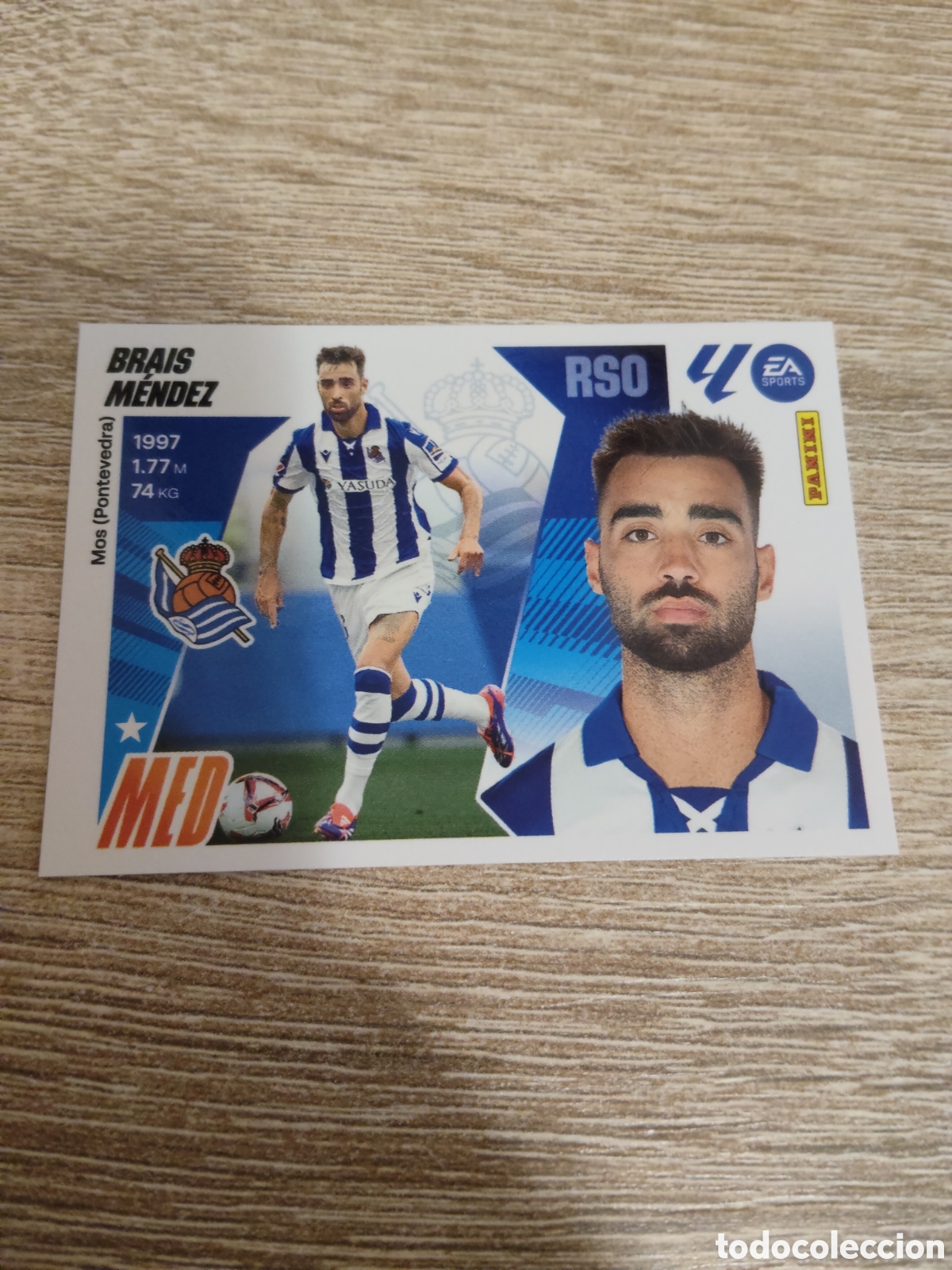 Cromos de F&uacute;tbol: Brais M&eacute;ndez Real Sociedad liga 2025 2026 25 26 ediciones este