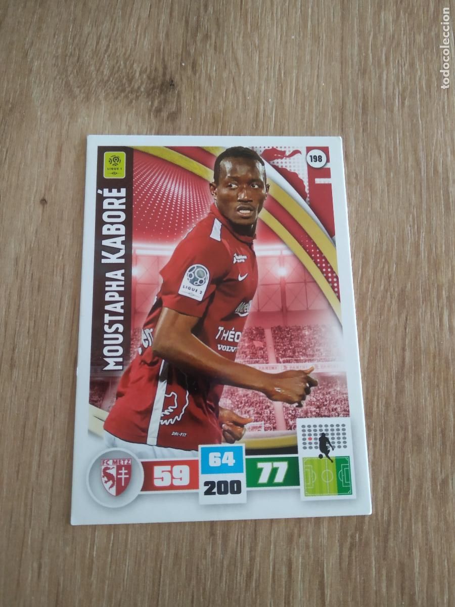 Cromos de F&uacute;tbol: 198 KABORE METZ CROMO FUTBOL PANINI LIGA FRANCIA 2016-2017 FOOT LIGUE 1 ADRENALYN 16-17