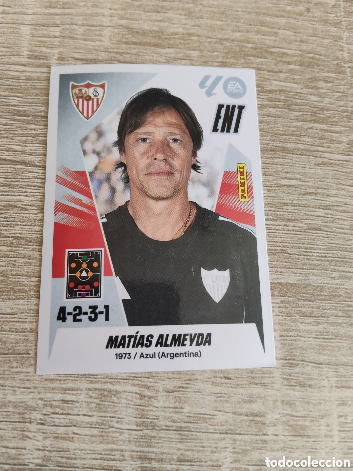 Cromos de F&uacute;tbol: Matias Almeyda Sevilla liga 2025 2026 25 26 ediciones este