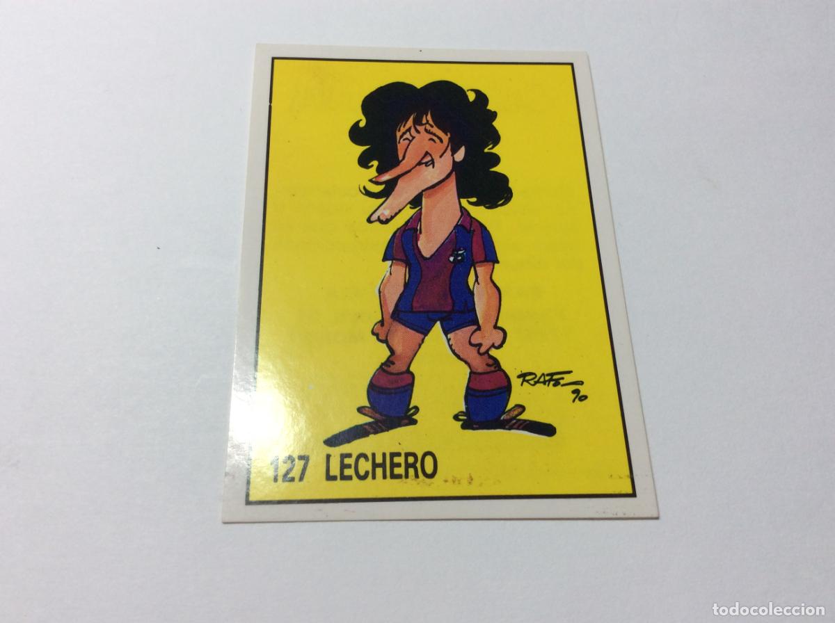 Cromos de F&uacute;tbol: 127 Lechero Bakero Caretoman&iacute;a Panini