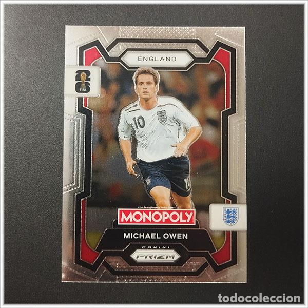 Cromos de F&uacute;tbol: FIFA WORLD CUP 2026 PANINI PRIZM MONOPOLY MICHAEL OWEN 26 INGLATERRA COLECCI&Oacute;N ALBUM MUNDIAL