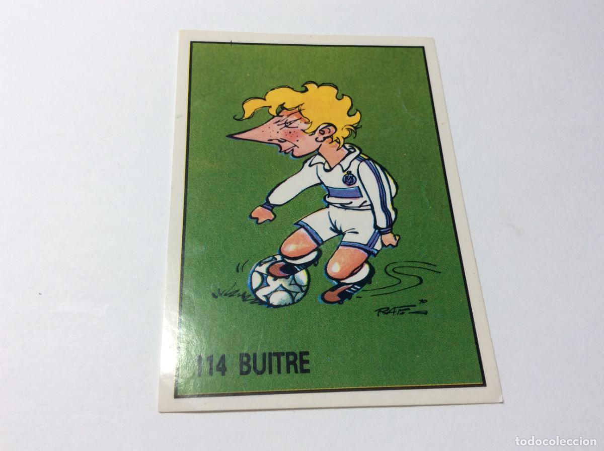 Cromos de F&uacute;tbol: 114 Buitre Butrague&ntilde;o Caretoman&iacute;a Panini
