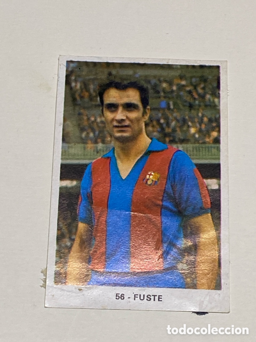 Football Stickers: cromo Barcelona 56 Fuste campeonato nacional de liga 1971 ruiz romero