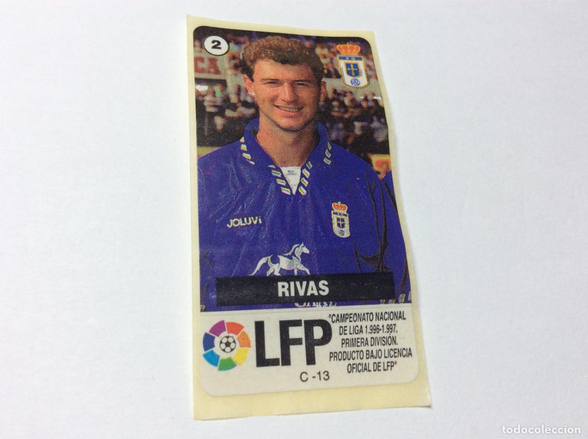 Cromos de F&uacute;tbol: Rivas Real Oviedo Chicles Vidal 96 97