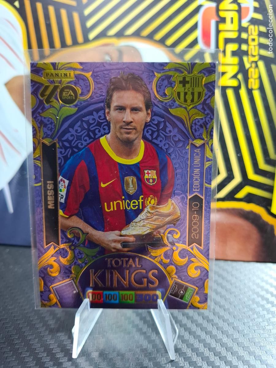 Cromos de F&uacute;tbol: MESSI FC BARCELONA ADRENALYN XL BOTA DE ORO 25 26 2025 2026 CARD TOTAL KINGS EDICION UNICA 2009010