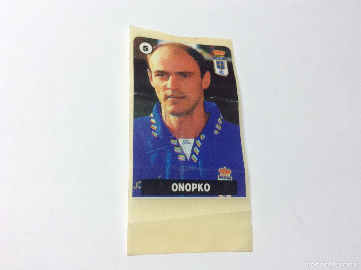 Cromos de F&uacute;tbol: Onopko Real Oviedo Chicles Vidal 96 97