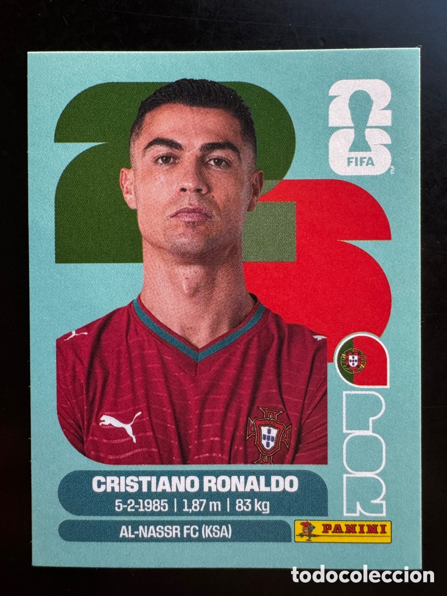 Cromos de F&uacute;tbol: Cristiano Ronaldo 15 Portugal Mundial 2026