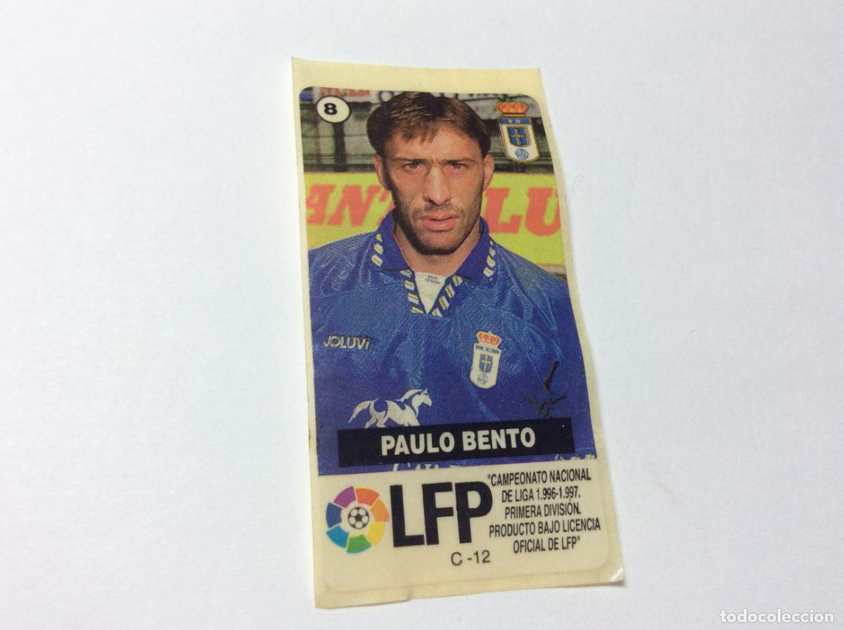 Cromos de F&uacute;tbol: Paulo Bento Real Oviedo Chicles Vidal 96 97