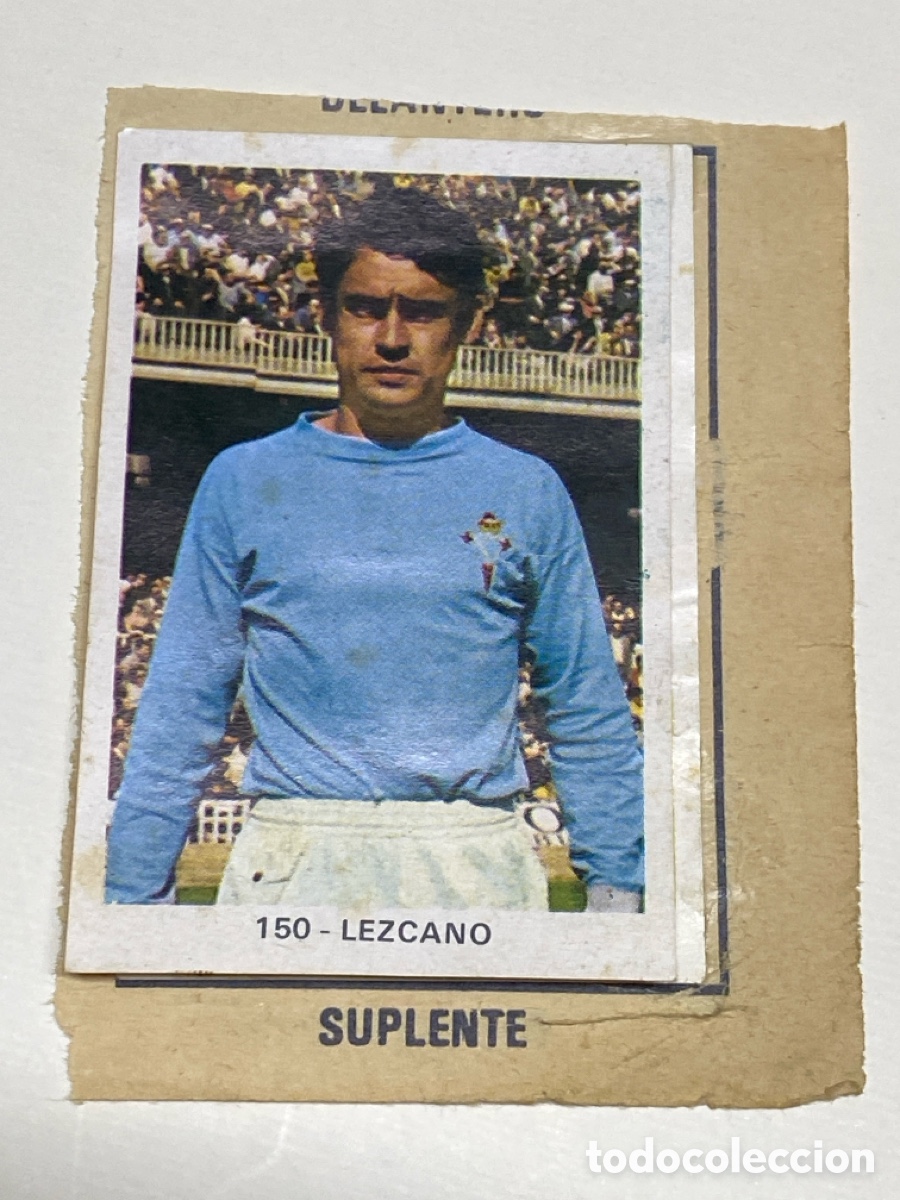 Football Stickers: RUIZ ROMERO CROMO DOBLE 150 LEZCANO Y GOST CELTA DE VIGO CAMPEONATO NACIONAL LIGA 1971 trasera Curro