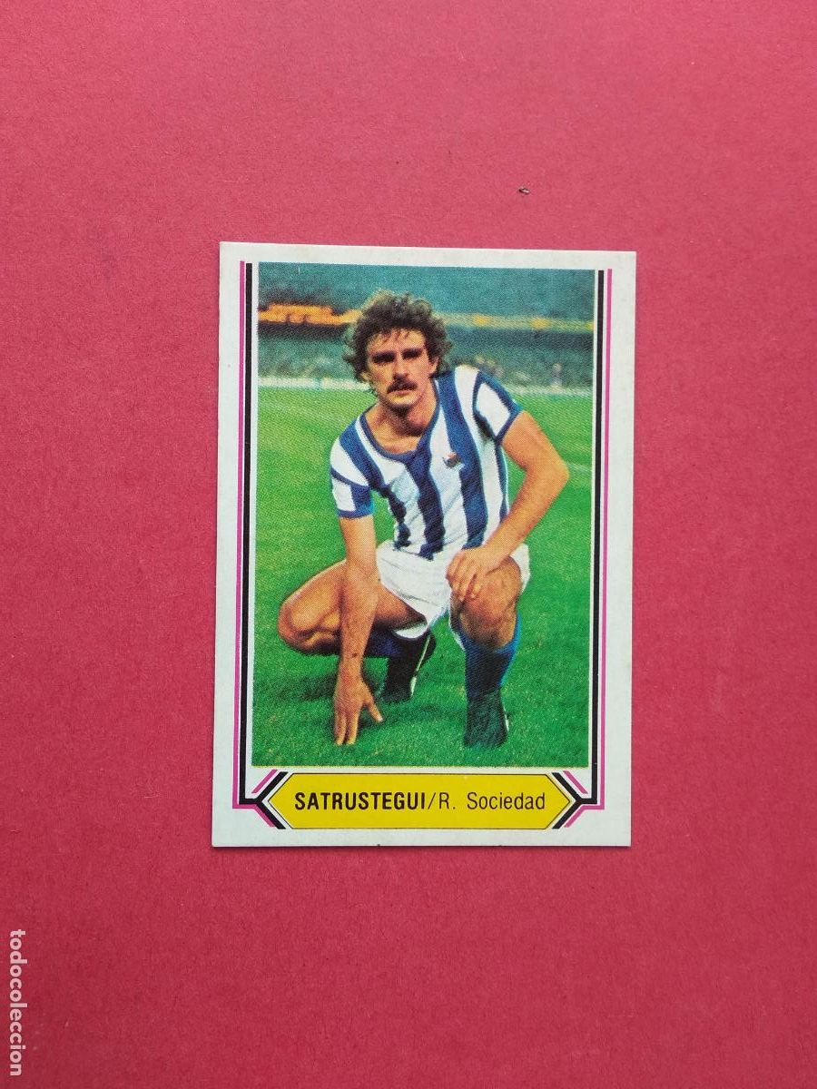 Cromos de F&uacute;tbol: EDICIONES ESTE LIGA 80 81 1980 1981 CROMO NUNCA PEGADO REAL SOCIEDAD , SATRUSTEGUI