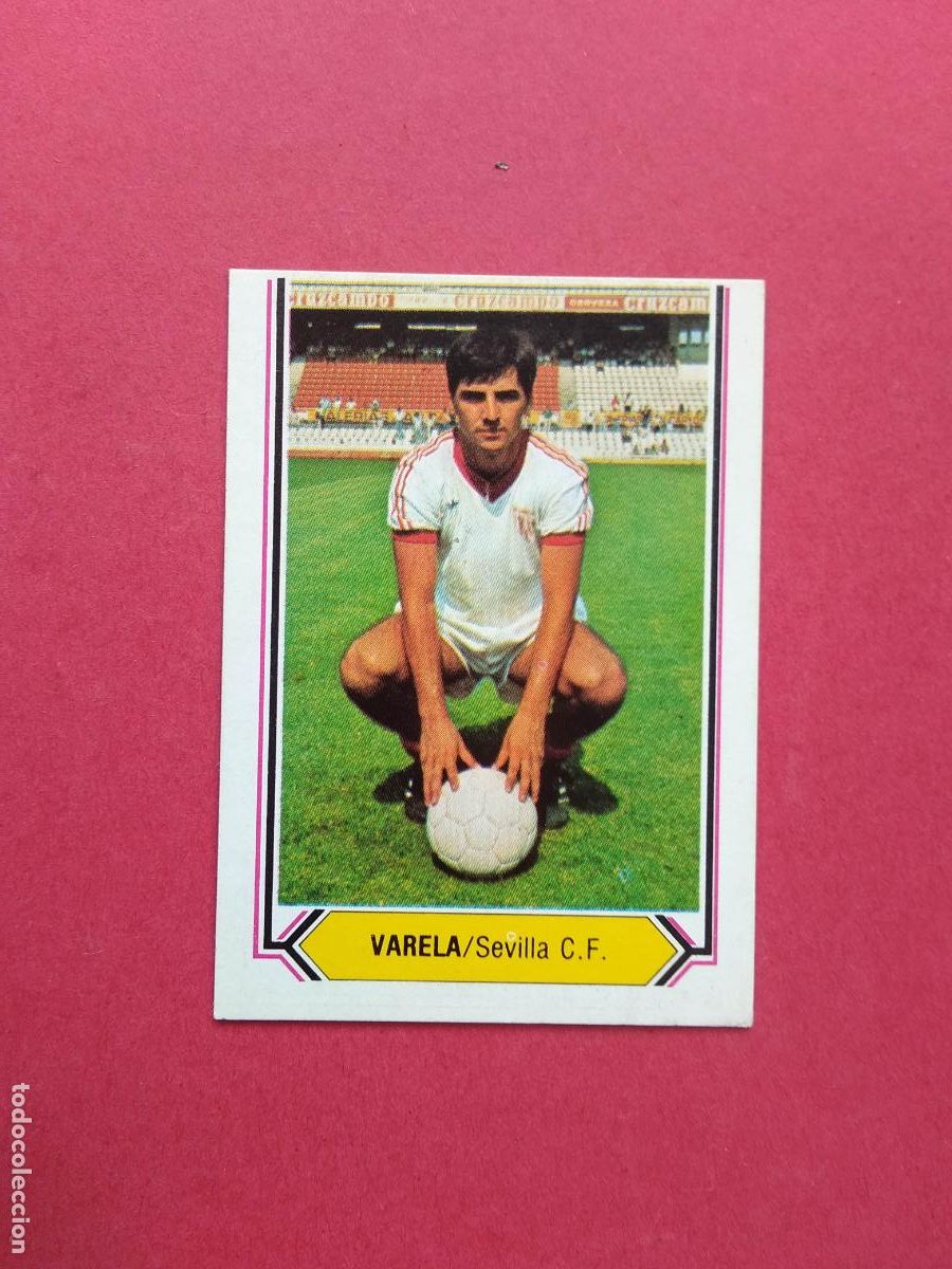 Cromos de F&uacute;tbol: EDICIONES ESTE LIGA 80 81 1980 1981 CROMO NUNCA PEGADO SEVILLA , VARELA